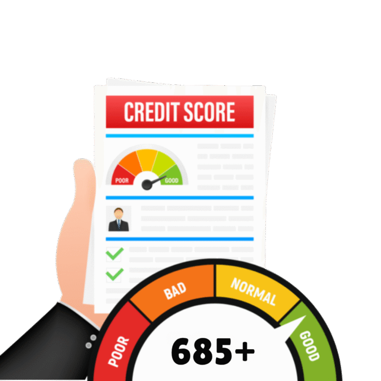 Cibil Score should be 685+
